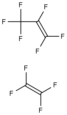 Perfluoroethylene propylene copolymer Struktur