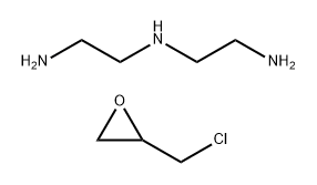 1,2-Ethanediamine, N-(2-aminoethyl)-, polymer with (chloromethyl)oxirane Structure