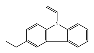 9H-Carbazole, 9-ethenyl-3-ethyl-, homopolymer 结构式