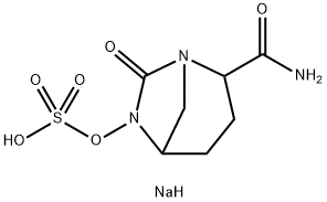 Sulfuric acid, mono[2-(aminocarbonyl)-7-oxo-1,6-diazabicyclo[3.2.1]oct-6-yl] ester, sodium salt (1:1) Structure