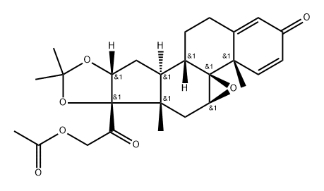地索奈德杂质, 25092-32-4, 结构式