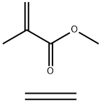 2-甲基-2-丙烯酸甲酯与乙烯的聚合物 结构式