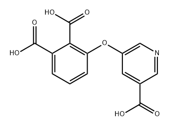 3-((5-CARBOXYPYRIDIN-3-YL)OXY)PHTHALIC ACID 结构式