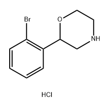 2-(2-bromophenyl)morpholine hydrochloride Structure