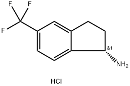 (S)-5-(三氟甲基)-2,3-二氢-1H-茚-1-胺盐酸盐, 2514660-75-2, 结构式