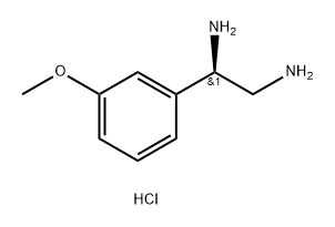 (R)-1-(3-methoxyphenyl)ethane-1,2-diamine dihydrochloride 结构式