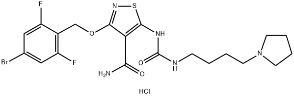 CP-547632 (hydrochloride), 252003-71-7, 结构式