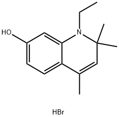 1-ethyl-2,2,4-trimethyl-1,2-dihydroquinolin-7-ol hydrobromide Structure