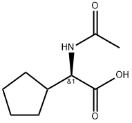 N-Ac-R-Cyclopentylglycine Struktur