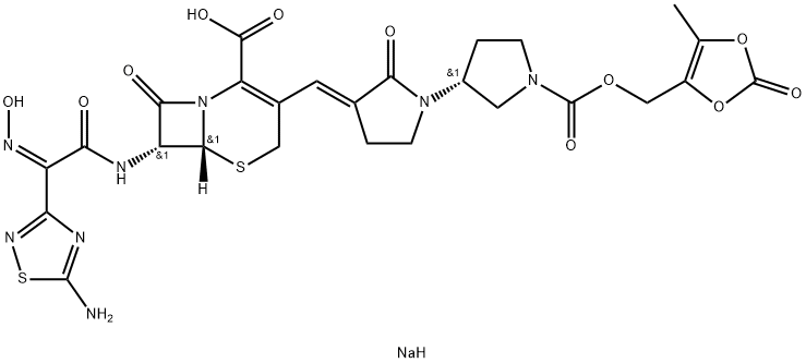 Ceftobiprole Medocaril Sodium Sterile Powder Structure