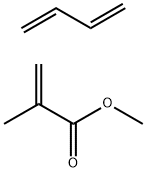 甲基异丁烯酸与聚丁二烯胶的反应产物,25232-40-0,结构式