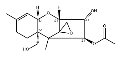 Trichothec-9-ene-3,4,15-triol, 12,13-epoxy-, 4-acetate, (3α,4β)- Struktur