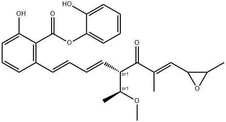 ジベスタチンC 化学構造式