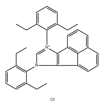7,9-双(2,6-二乙基苯基)-7H-苊并[1,2-D]咪唑-9-鎓氯化物, 2540595-72-8, 结构式