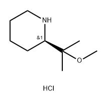 (2R)-2-(2-methoxypropan-2-yl)piperidine
hydrochloride,2550997-09-4,结构式