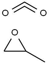 ポリ(プロピレンカルボナート) 化学構造式