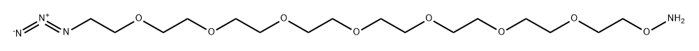 Aminooxy-PEG7-azide, 2560602-19-7, 结构式