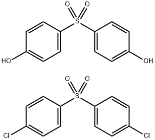 4,4’-磺酰基二苯酚与1,1’-磺酰基二(4-氯苯)的聚合物, 25608-63-3, 结构式