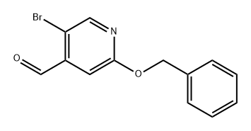 2-(Benzyloxy)-5-bromoisonicotinaldehyde 结构式