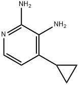 4-cyclopropylpyridine-2,3-diamine 结构式