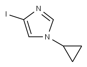 1-环丙基-4-碘-1H-咪唑,2563898-38-2,结构式