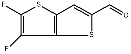5,6-二氟噻吩并[3,2-B]噻吩-2-甲醛 结构式