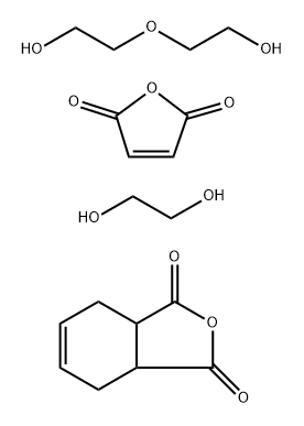 2,5-呋喃二酮和2,2-氧代双(乙醇)的聚合物,25749-47-7,结构式
