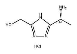 {5-[(1R)-1-aminoethyl]-4H-1,2,4-triazol-3-yl}metha
nol dihydrochloride 结构式