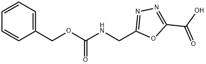 2580201-07-4 5-(Phenylmethoxy)carbonylaminomethyl-1,3,4-oxadiazole-2-carboxylic acid