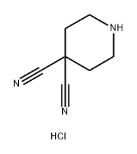 哌啶-4,4-二甲腈盐酸盐,2580215-04-7,结构式