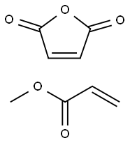 Maleic anhydride-methyl acrylate copolymer Struktur