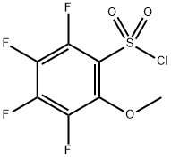 2,3,4,5-四氟-6-甲氧基苯磺酰氯 结构式