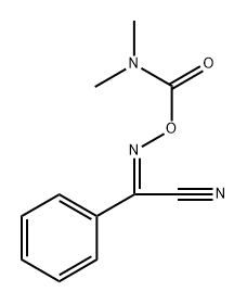 Benzeneacetonitrile,.alpha.-[[[(dimethylamino)carbonyl]oxy]imino]-C145 Struktur