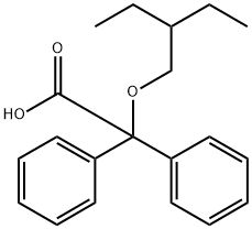 2-(DediMethyldeaMino)deethyl Denaverine 化学構造式