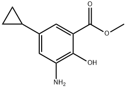 methyl 3-amino-5-cyclopropyl-2-hydroxybenzoate