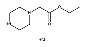 哌嗪乙酸乙酯二盐酸盐/1-乙氧羰基甲基哌嗪二盐酸盐,259808-38-3,结构式