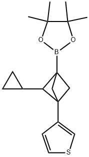 2609866-84-2 2-(2-环丙基-3-(噻吩-3-基)双环[1.1.1]戊-1-基)-4,4,5,5-四甲基-1,3,2-二氧杂硼烷
