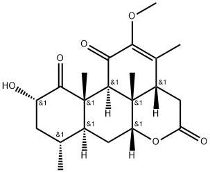 PICRASIN B,26121-56-2,结构式