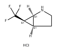 rac-(1R,5R,6S)-6-(trifluoromethyl)-2-azabicyclo[3.1
.0]hexane hydrochloride Structure