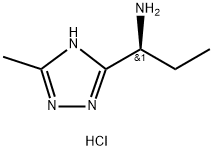 (1S)-1-(5-methyl-1H-1,2,4-triazol-3-yl)propan-1-ami
ne dihydrochloride Struktur