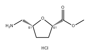 rac-methyl
(2R,5S)-5-(aminomethyl)oxolane-2-carboxylate
hydrochloride 结构式