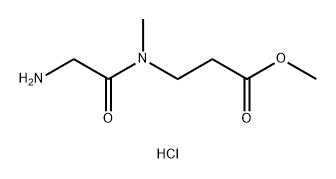 methyl
3-(2-amino-N-methylacetamido)propanoate
hydrochloride,2613381-53-4,结构式