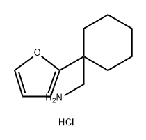 1-[1-(furan-2-yl)cyclohexyl]methanamine
hydrochloride Structure