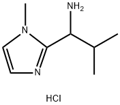 2-methyl-1-(1-methyl-1H-imidazol-2-yl)propan-1-a
mine dihydrochloride,2613382-30-0,结构式