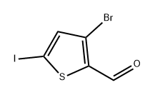 3-溴-5-碘噻吩-2-甲醛, 2613383-81-4, 结构式