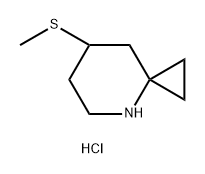 7-(methylsulfanyl)-4-azaspiro[2.5]octane
hydrochloride Structure