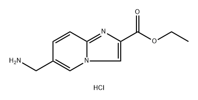 ethyl
6-(aminomethyl)imidazo[1,2-a]pyridine-2-carboxyl
ate dihydrochloride 结构式