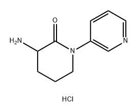 3-amino-1-(pyridin-3-yl)piperidin-2-one
dihydrochloride 结构式