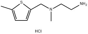 (2-aminoethyl)(methyl)[(5-methylthiophen-2-yl)me
thyl]amine dihydrochloride 结构式
