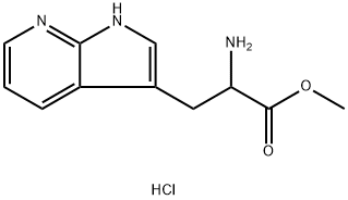 methyl
2-amino-3-{1H-pyrrolo[2,3-b]pyridin-3-yl}propanoa
te dihydrochloride Structure